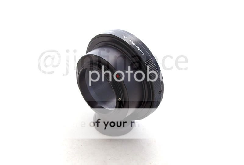 NIKON G F AIS lens to Nikon 1 N1 J1 V1 mount adapter adjust aperture 