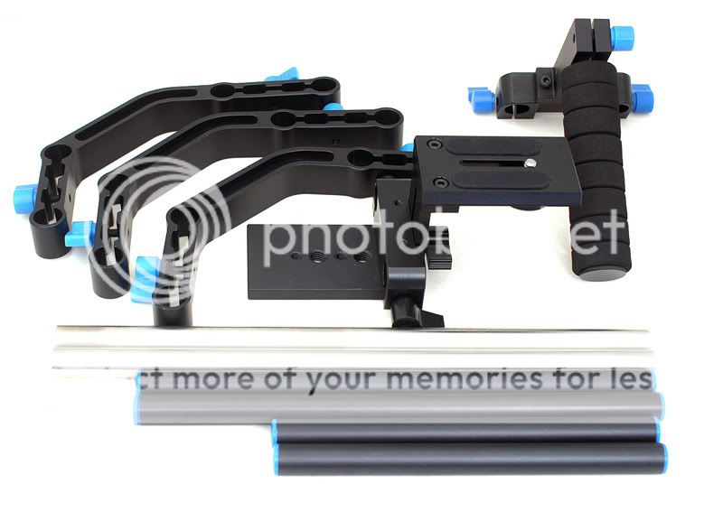 Pro 15mm rod support rail set for Video Mattebox Follow Focus FF micro 