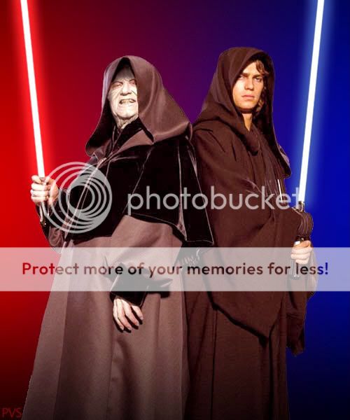 Darth Sidious and Darth Vader | Anakin skywalker, Star wars jedi, Star ...