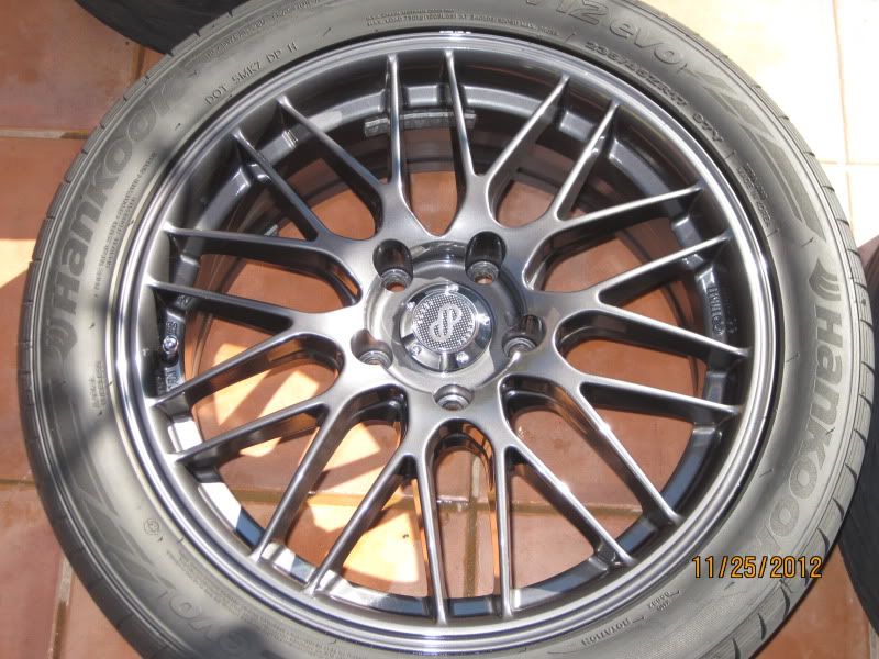 17 Enkei EKM3 Gunmetal Wheels Rims and Tires Hankook L K Spare