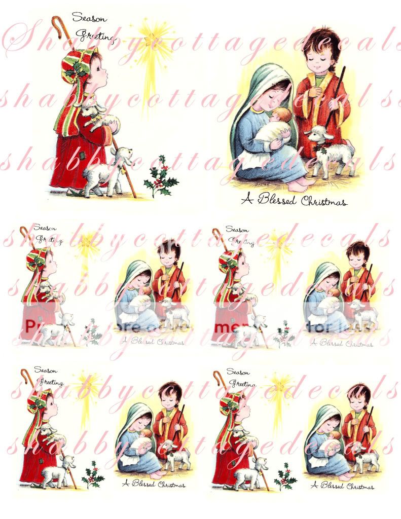 style christmas decals which are adorable you choose waterslide decals 