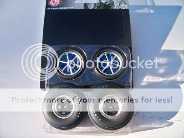 18 Set of 4 Acme Pure Heaven Altered Drag Racing Wheel Tire Set