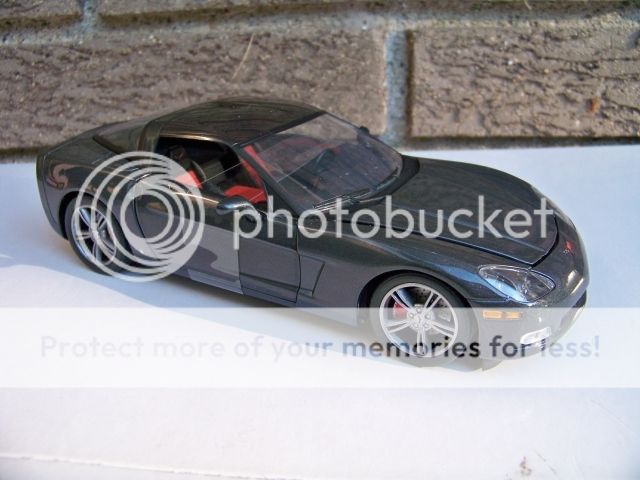  Greenlight Diecast Chevrolet 2009 CYBER GRAY CORVETTE C6 CAR SKU 18209