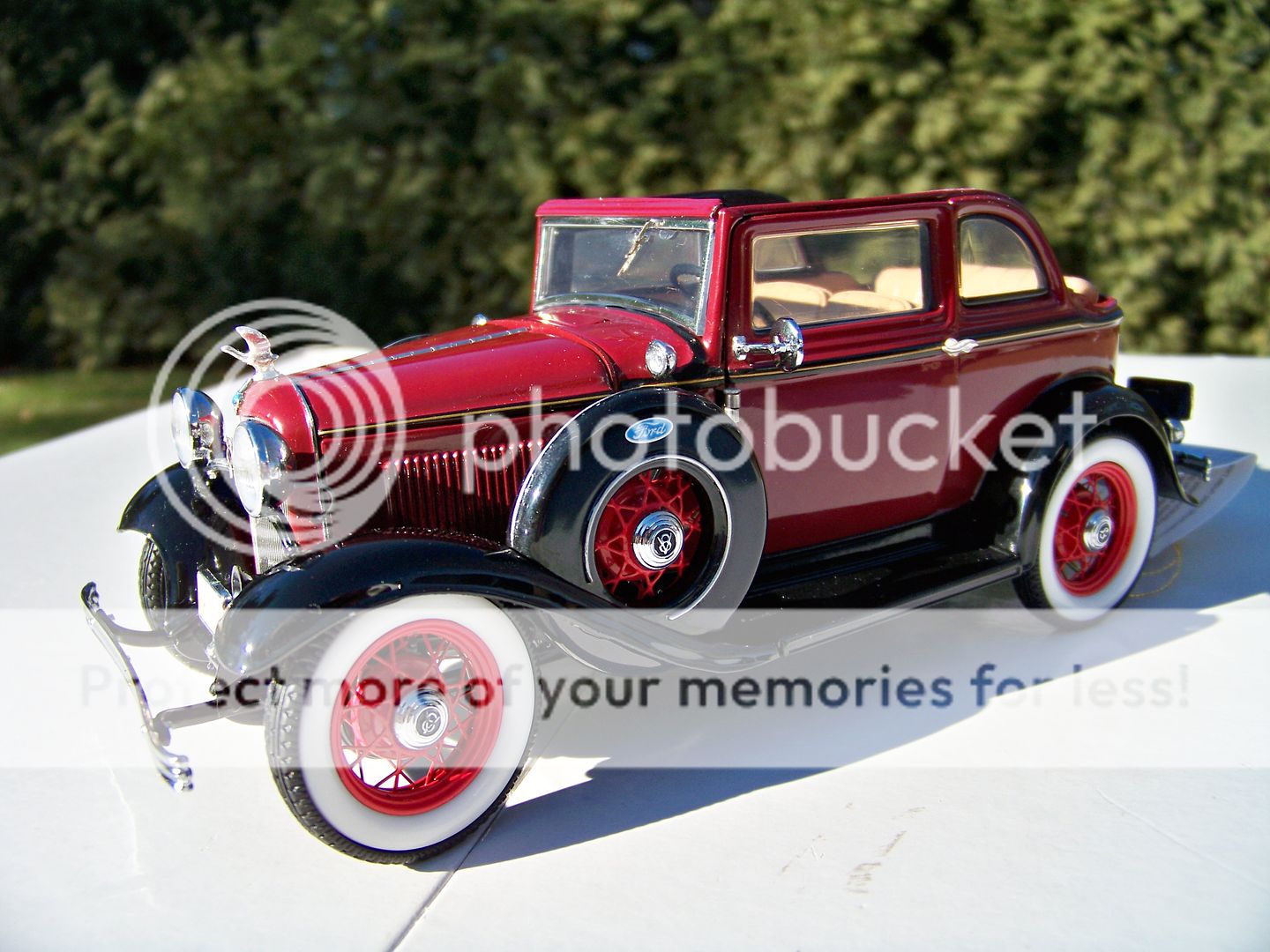 24 Franklin Mint Sample Bonnie Clyde 1932 Ford 18 V 8 Without Bullet 