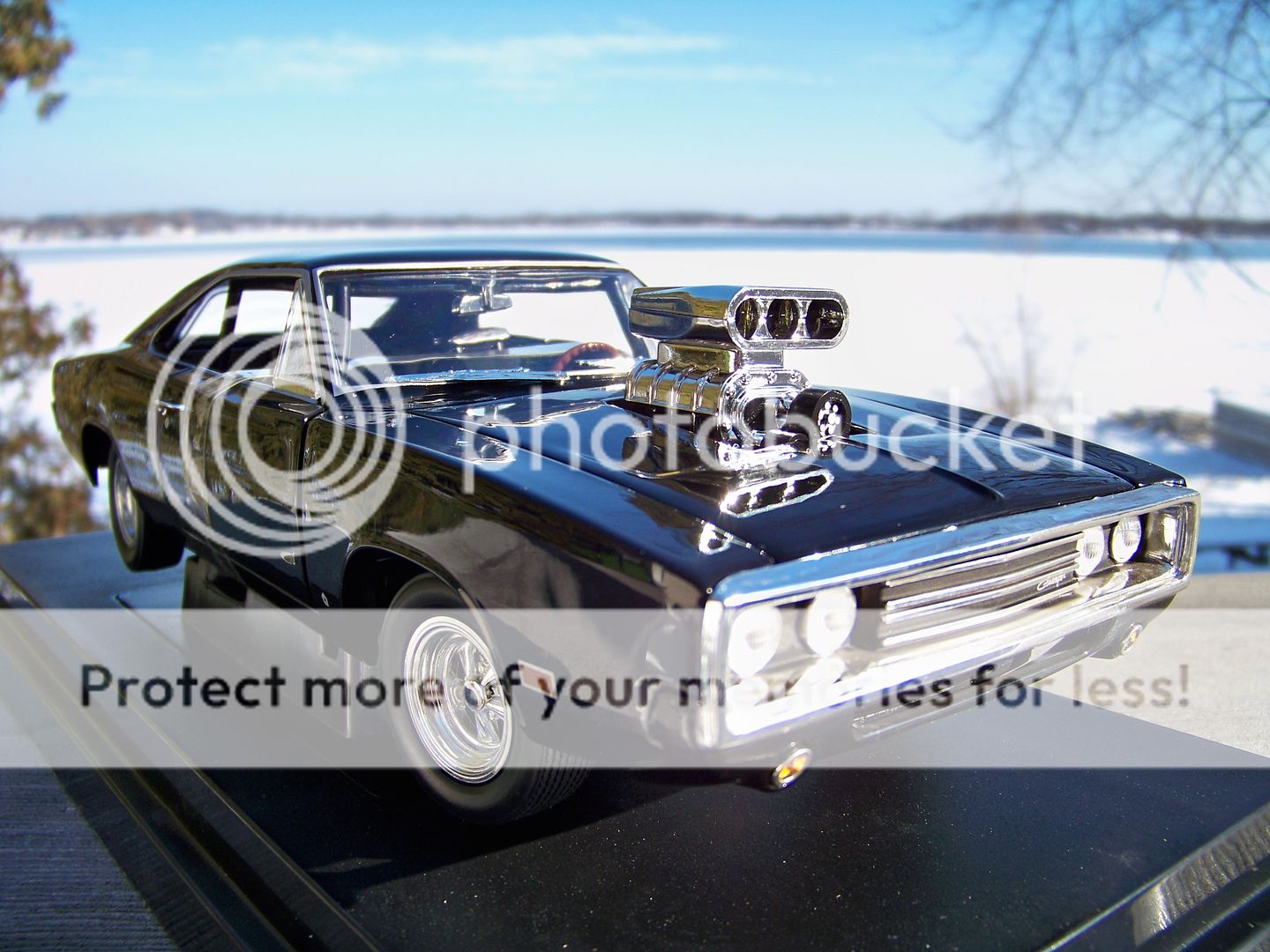   Ride 1970 Dodge Black Charger Nitrous Fast & Furious SKU 33025  