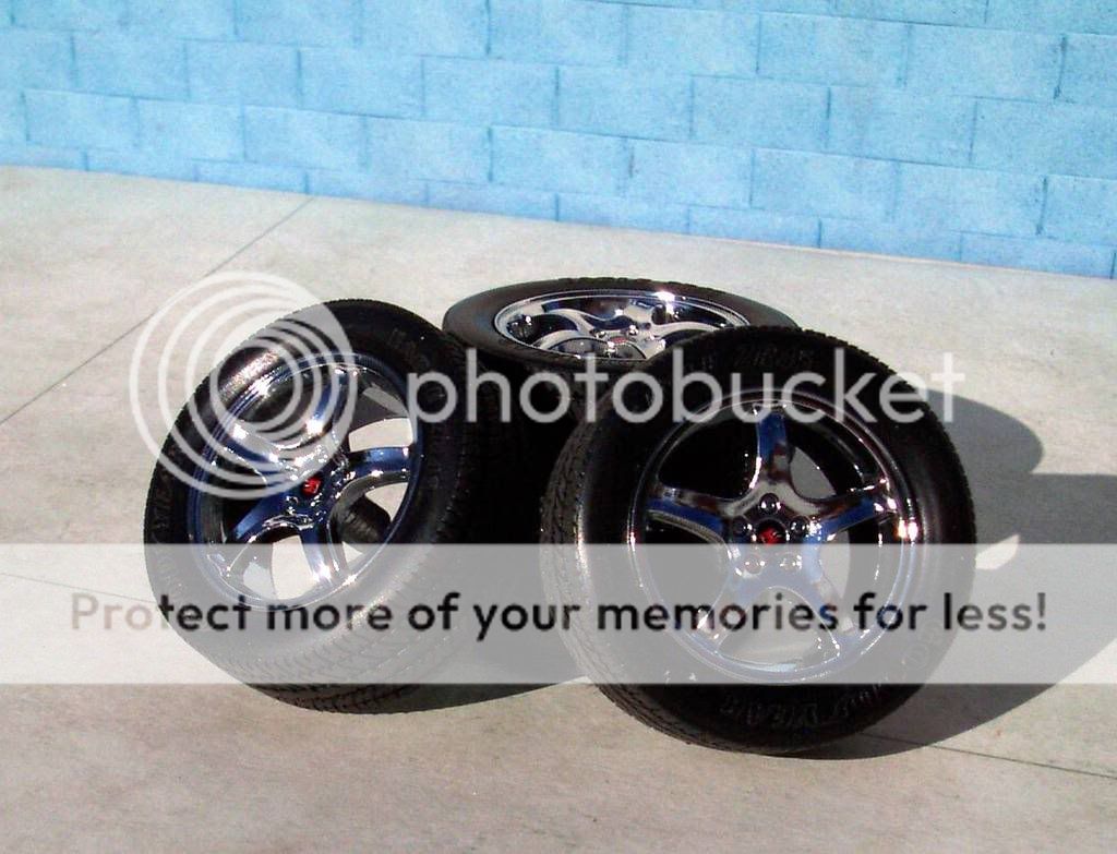   chrome cobra r goodyear eagle zr45 low profile black wall tires