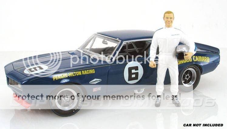 18 GMP scca Racing Legend Mark Donohue Driver Figure